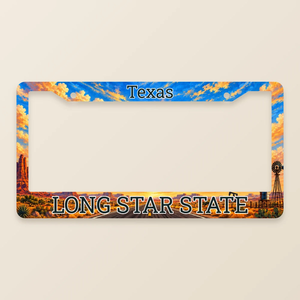 50-State Custom License Plate Frame
